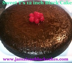 Jamaican black cake 12 inch